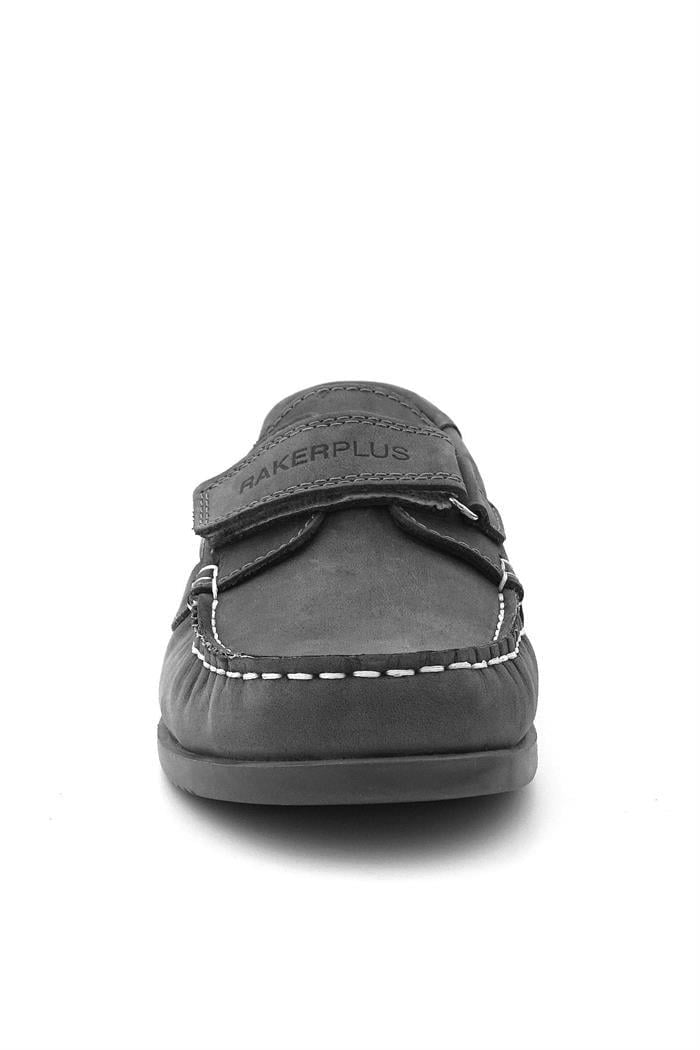 Rakerplus Simurg Hakiki Deri Gri Erkek Çocuk Ayakkabı