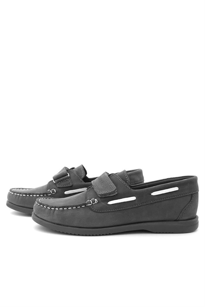 Rakerplus Simurg Hakiki Deri Gri Erkek Çocuk Ayakkabı