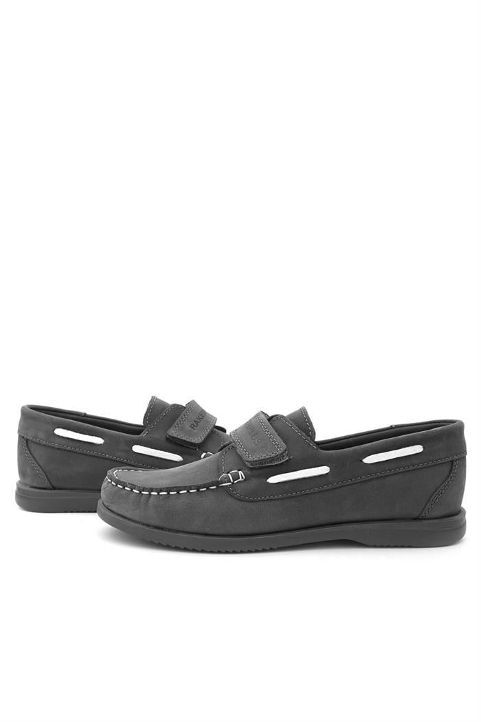 Rakerplus Simurg Hakiki Deri Gri Erkek Çocuk Ayakkabı