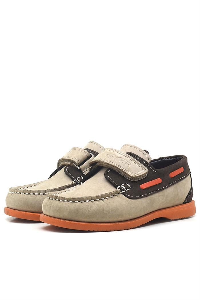 Rakerplus Simurg Hakiki Deri Kum Kahve Günlük Erkek Çocuk Ayakkabı