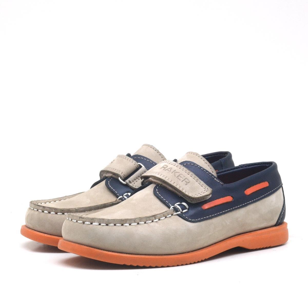 Rakerplus Simurg Hakiki Deri Kum Rengi Erkek Çocuk Ayakkabı