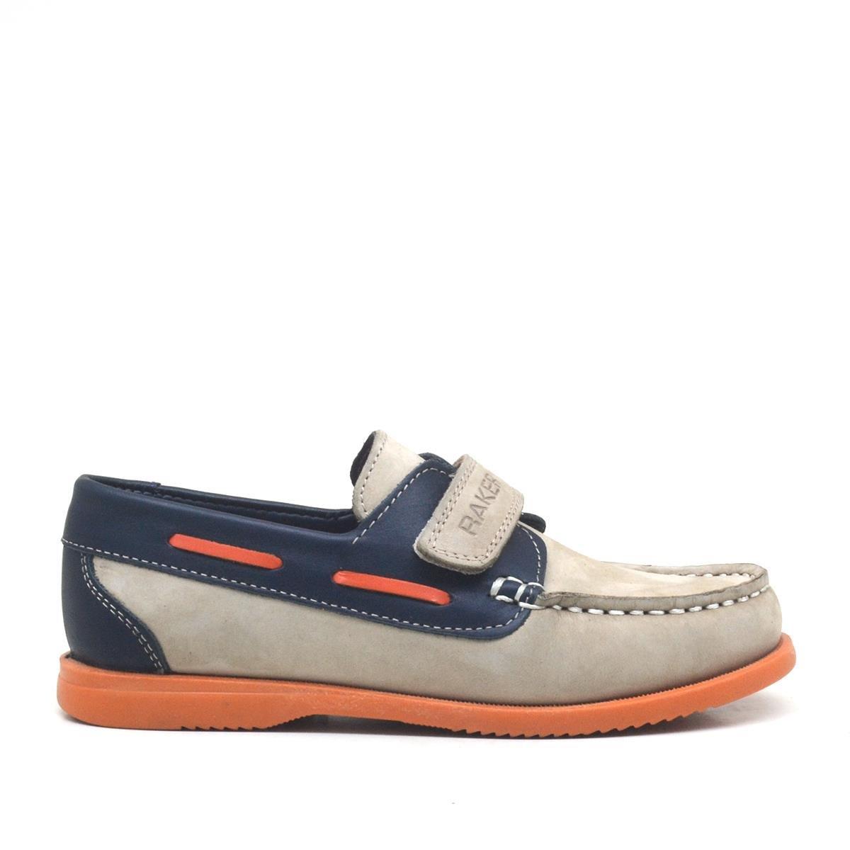 Rakerplus Simurg Hakiki Deri Kum Rengi Erkek Çocuk Ayakkabı