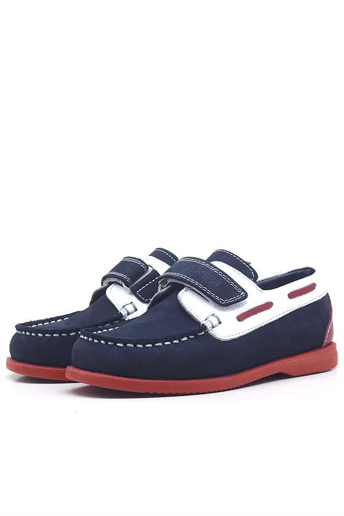 Rakerplus Simurg Hakiki Deri Lacivert Spor Erkek Çocuk Ayakkabı