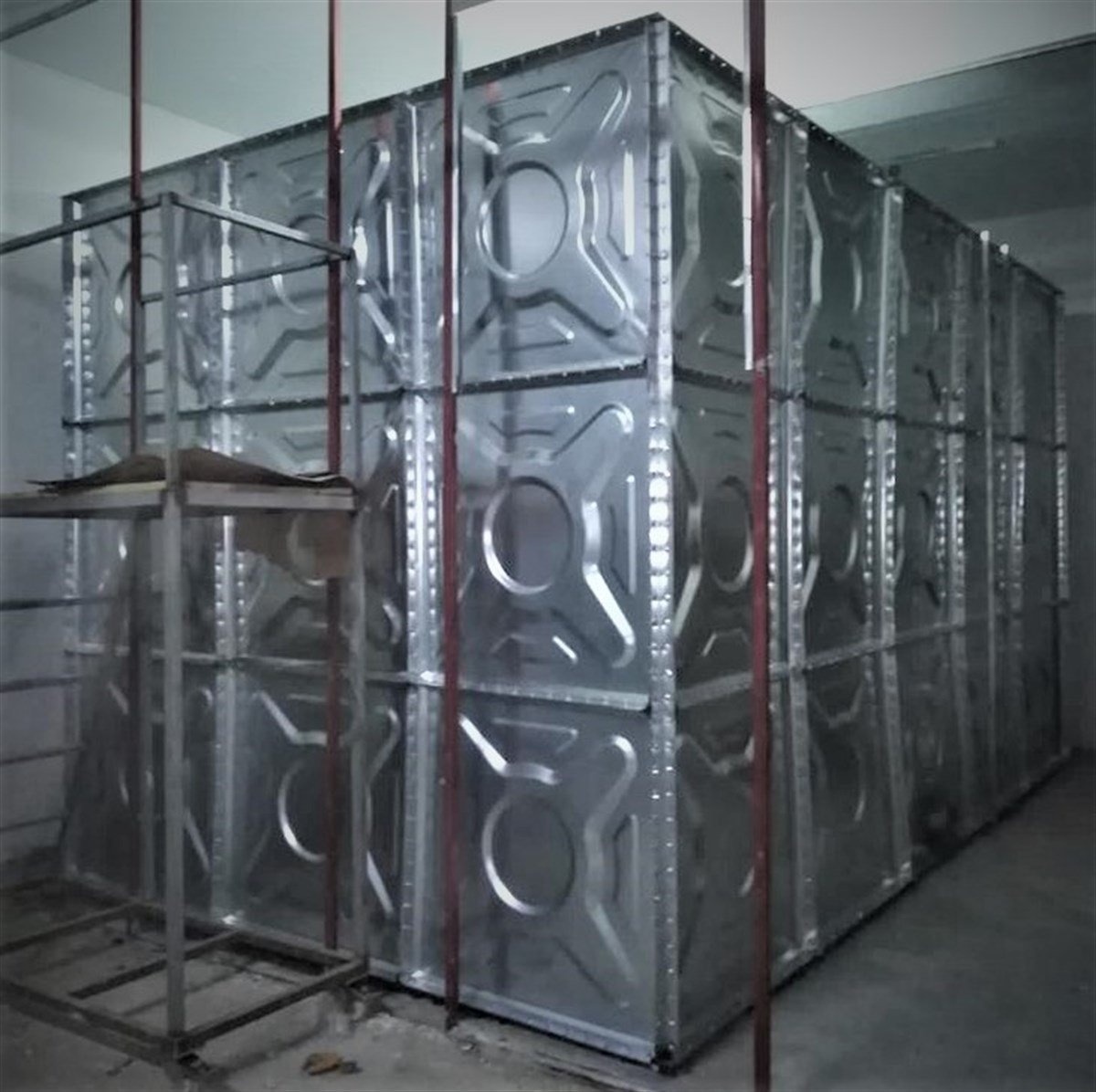 Galvanizli Modüler Su Deposu