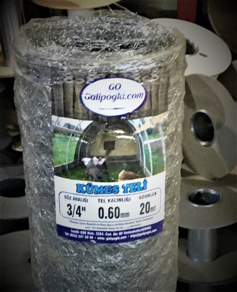 Kümes Teli (Örgü) 20 Mt Rulo