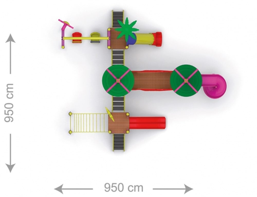 Metal Çocuk Oyun Parkı 