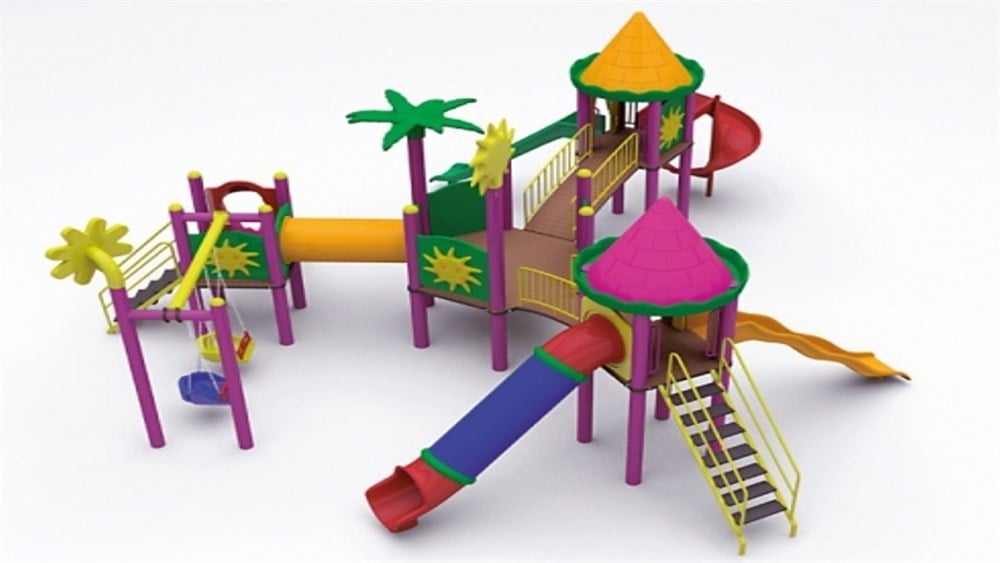 Metal Çocuk Oyun Parkı 