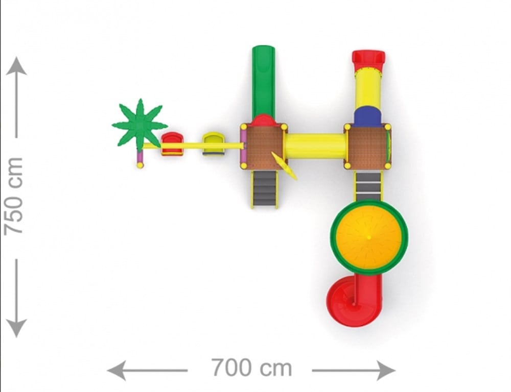 Metal Çocuk Oyun Parkı 