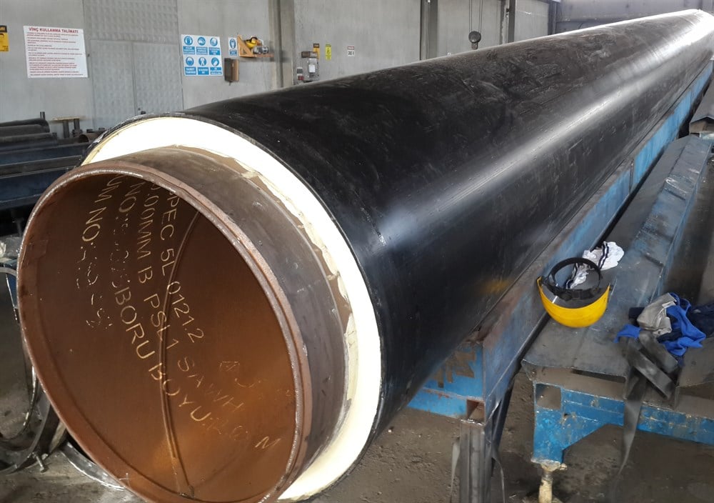 Ön İzolasyonlu PPRC Boru, Yalıtımlı Jeotermal Boru