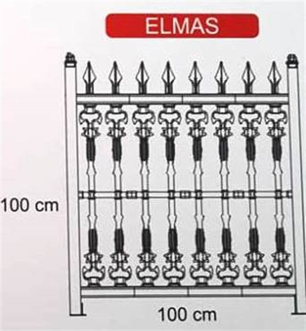 Plastik Ferforje Çit Takımı