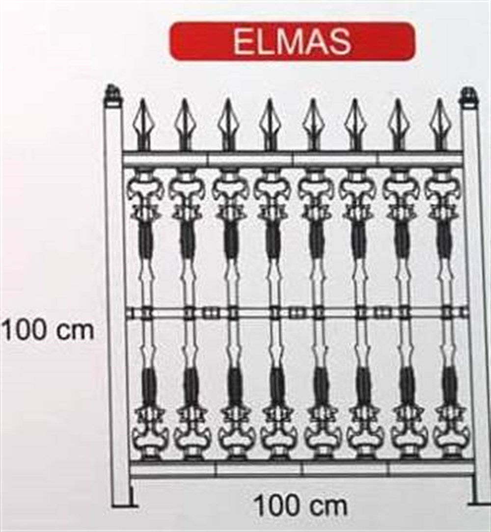 Plastik Ferforje Çit Takımı