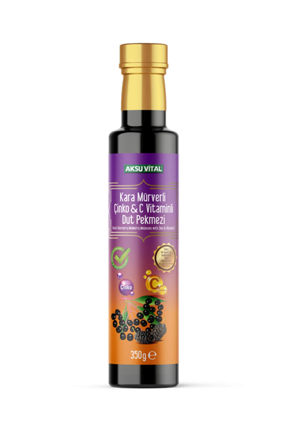 Aksu Vital Karamürverli Dut Pekmezi 350 Gr