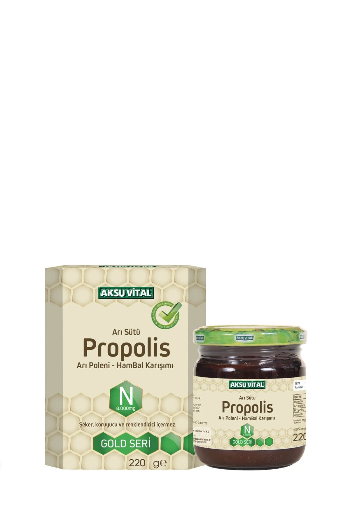 Aksu Vital Propolisli Macun 220 Gr