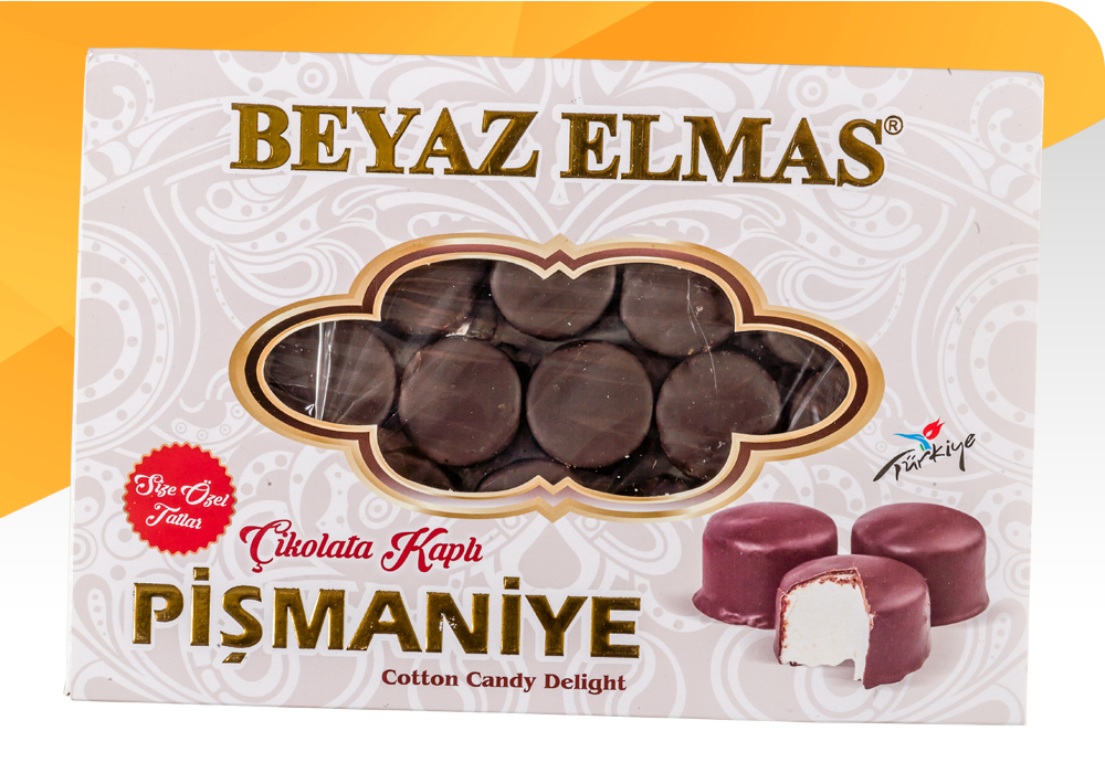 Beyaz Elmas Çikolata Kaplı Pişmaniye 300 Gr