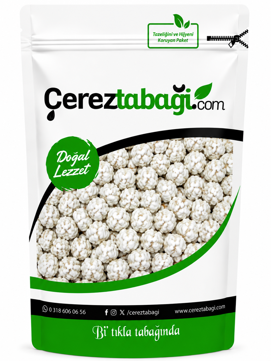 Beyaz Şekerli Leblebi - 500 Gr
