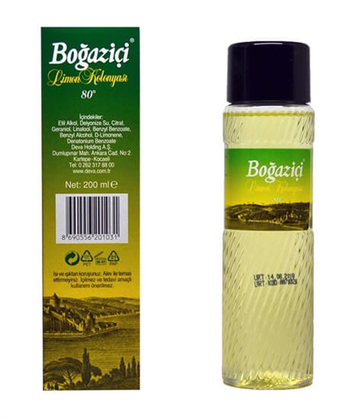 Boğaziçi Limon Kolonyası 200 Ml