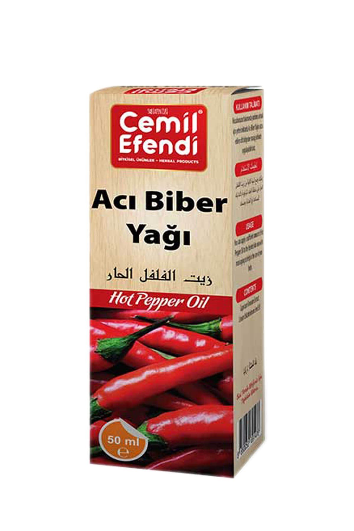 Cemil Efendi Acı Biber Yağı 50 Ml