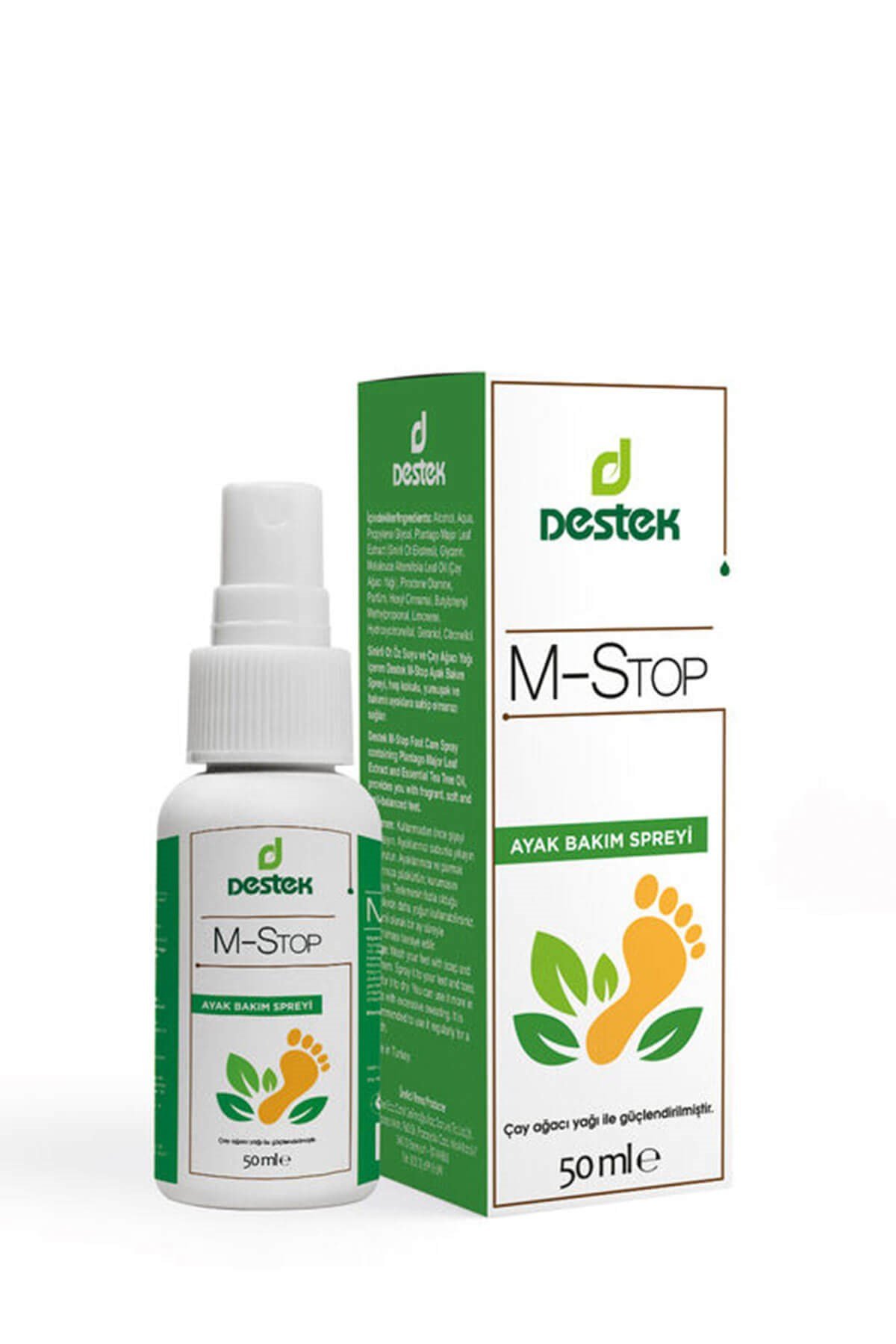 Destek M-Stop Ayak Bakım Yağı 50 Ml