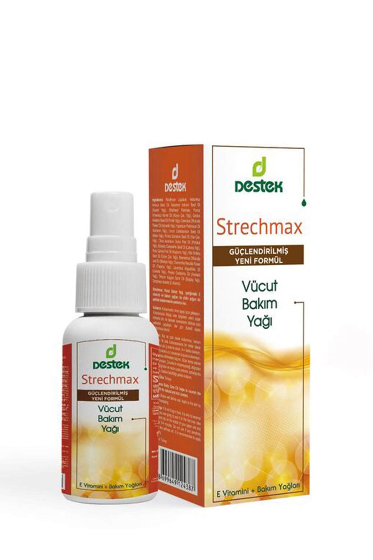 Destek Strechmax Vücut Bakım Yağı 150 Ml