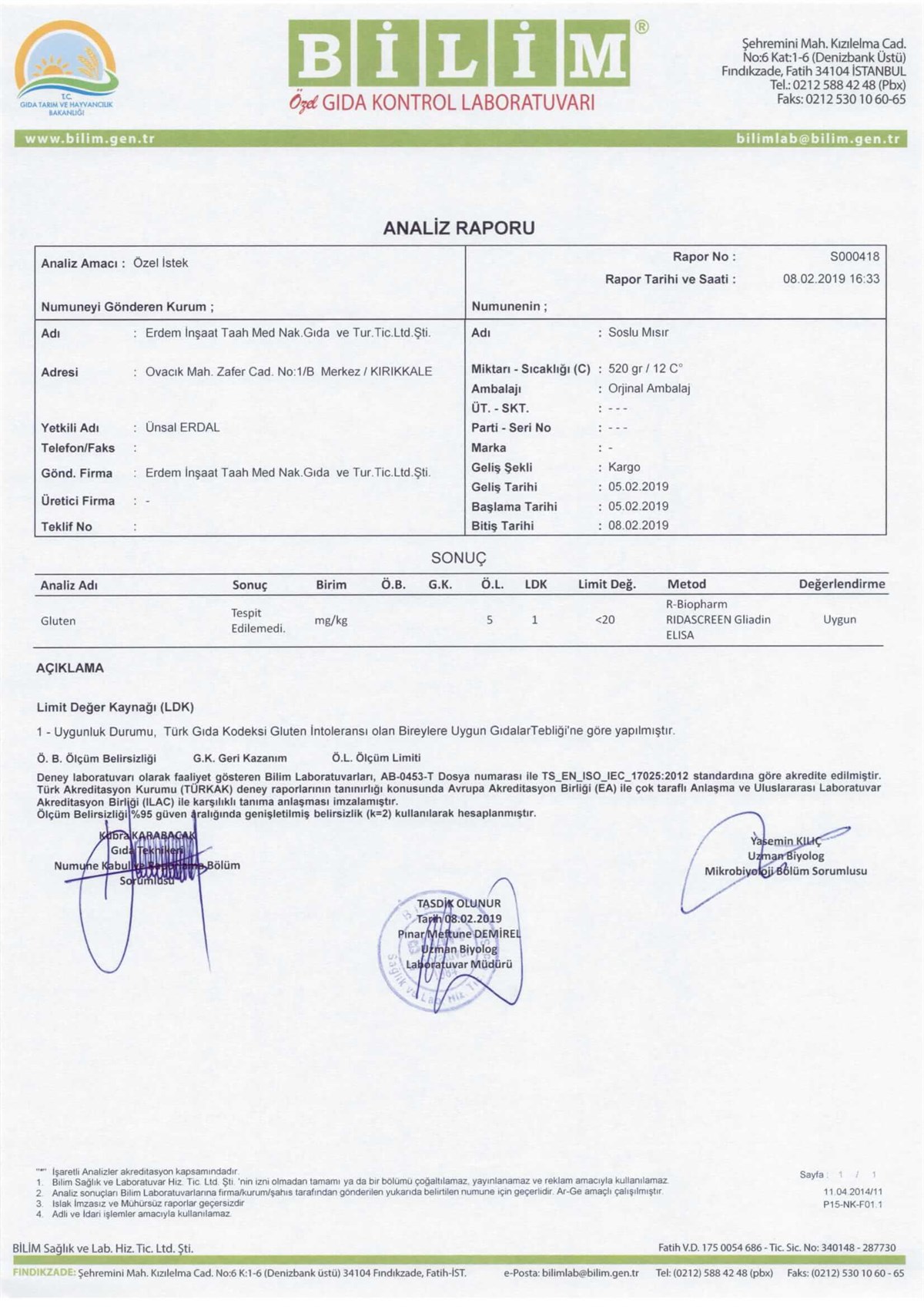Glutensiz Soslu Mısır