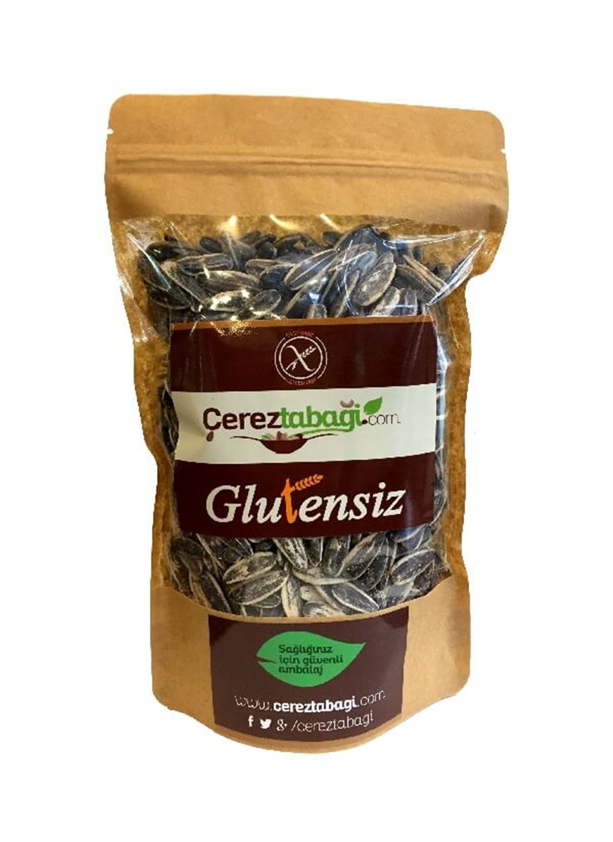 Glutensiz Tuzlu Kavrulmuş Siyah Çekirdek