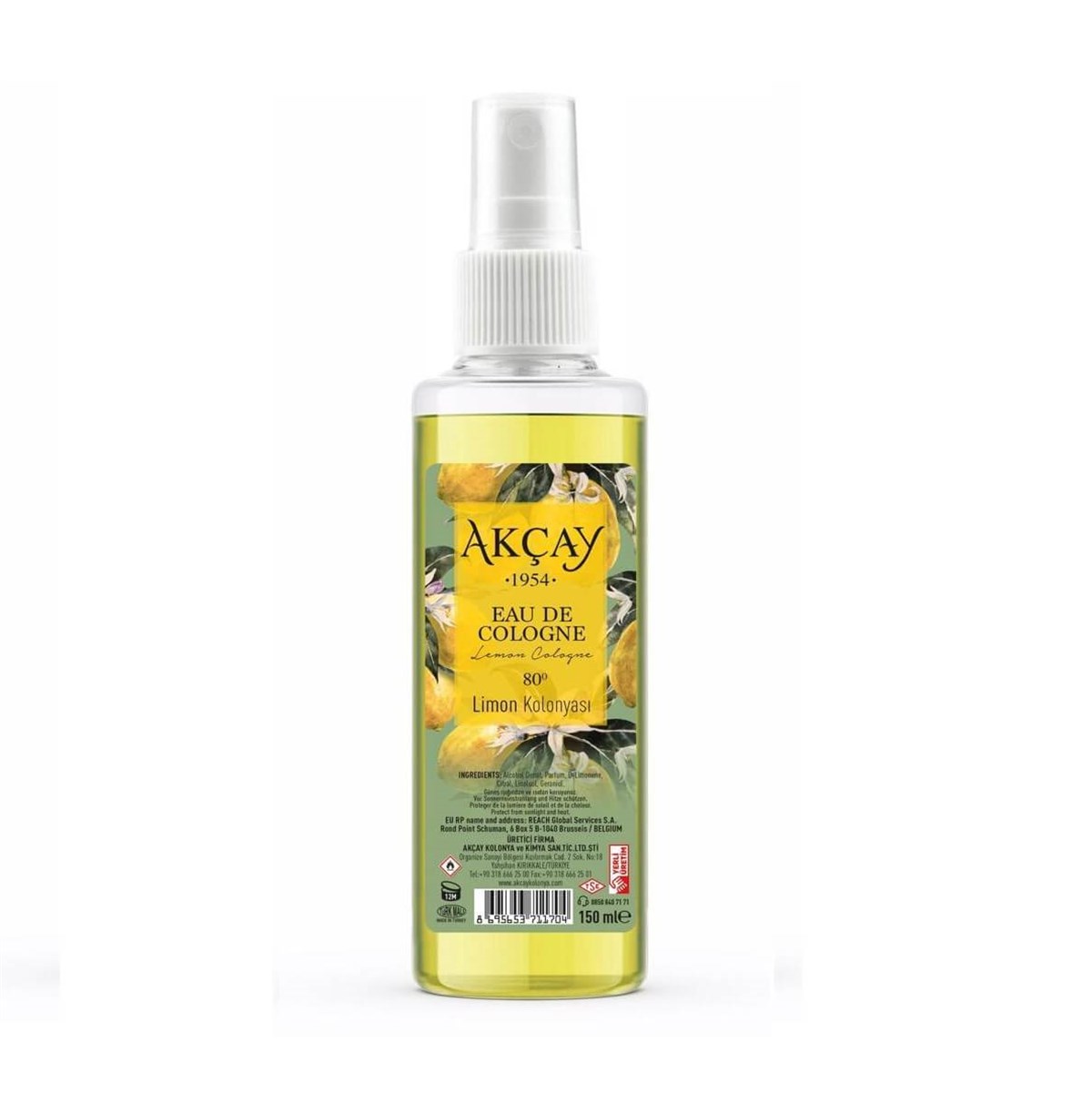 Limon Kolonyası Sprey 150 Ml