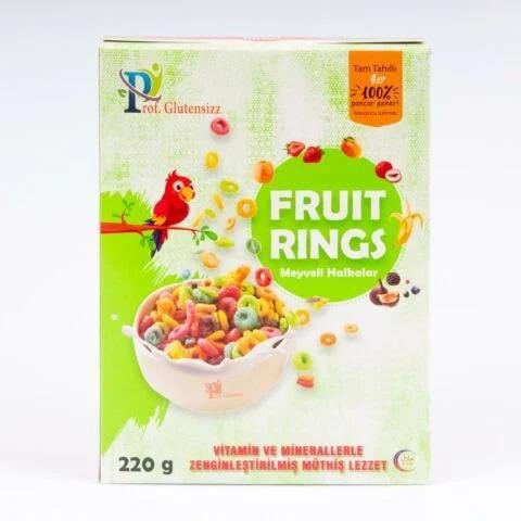 Prof.Glutensiz Fruıt Rıngs 220 Gr