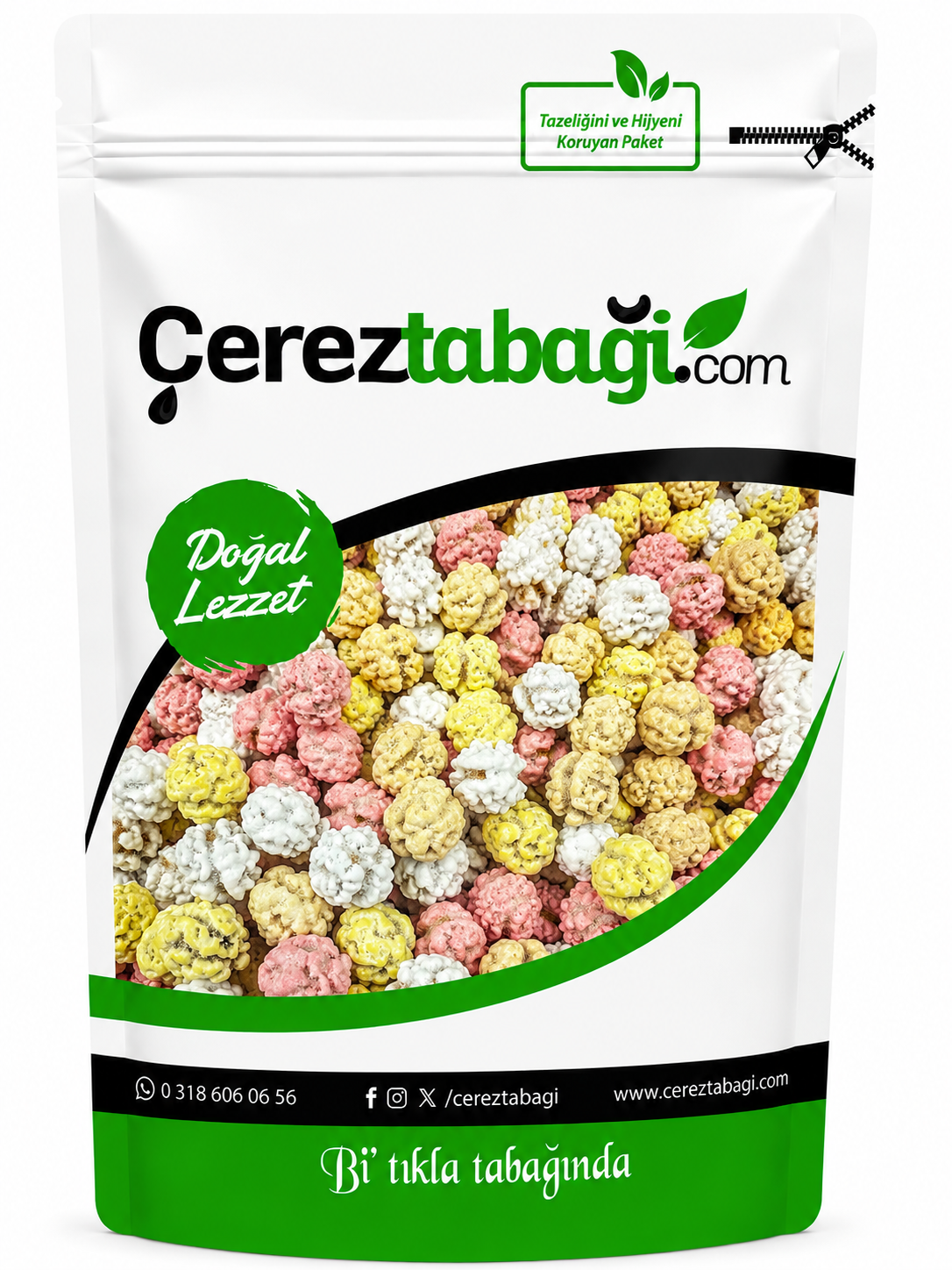 Renkli Şekerli Leblebi - 500 Gr