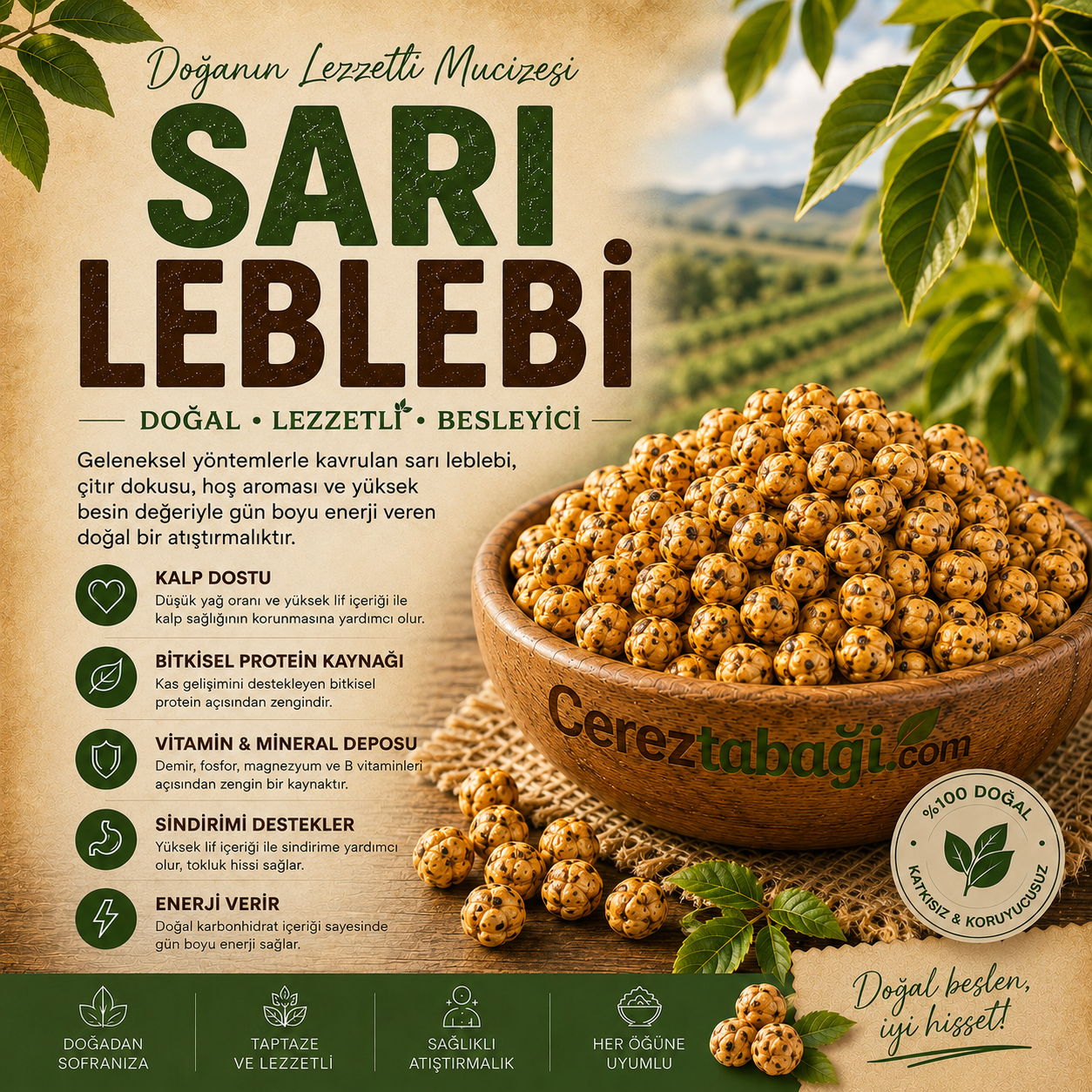 Sarı Leblebi - 250 Gr
