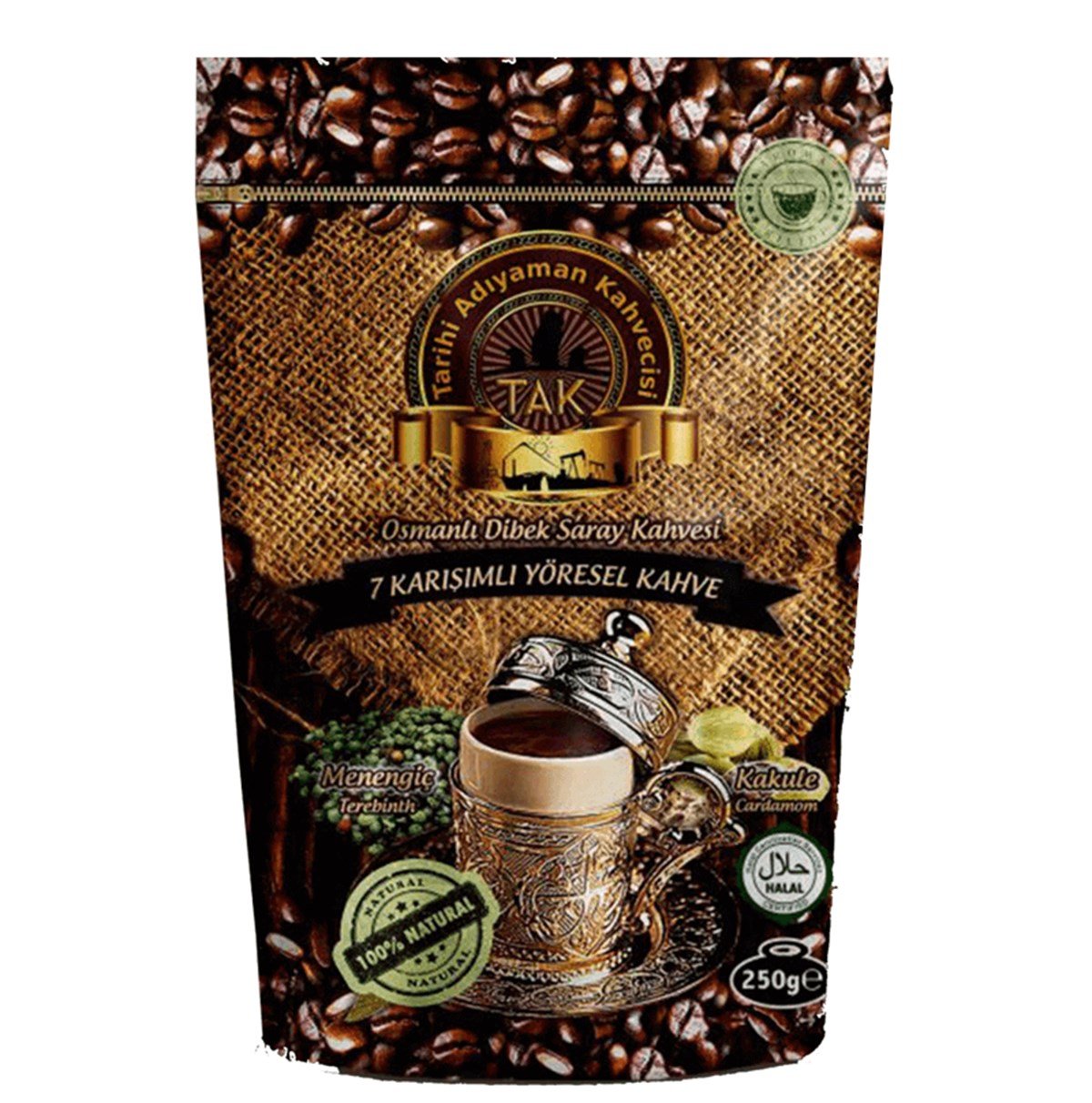 Tarihi Adıyaman Osmanlı Dibek Kahvesi - 250 Gr