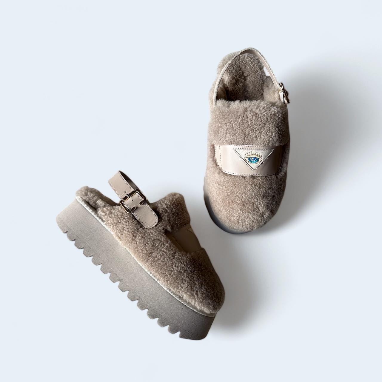 PERSONALIZED LOULOU CLOG SHEARLING XL  PRE-ORDER