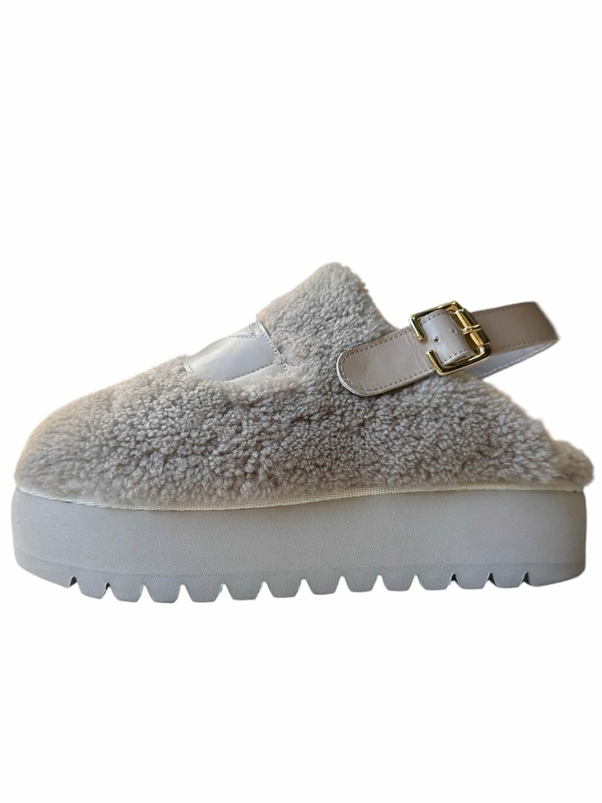 PERSONALIZED LOULOU CLOG SHEARLING XL  PRE-ORDER