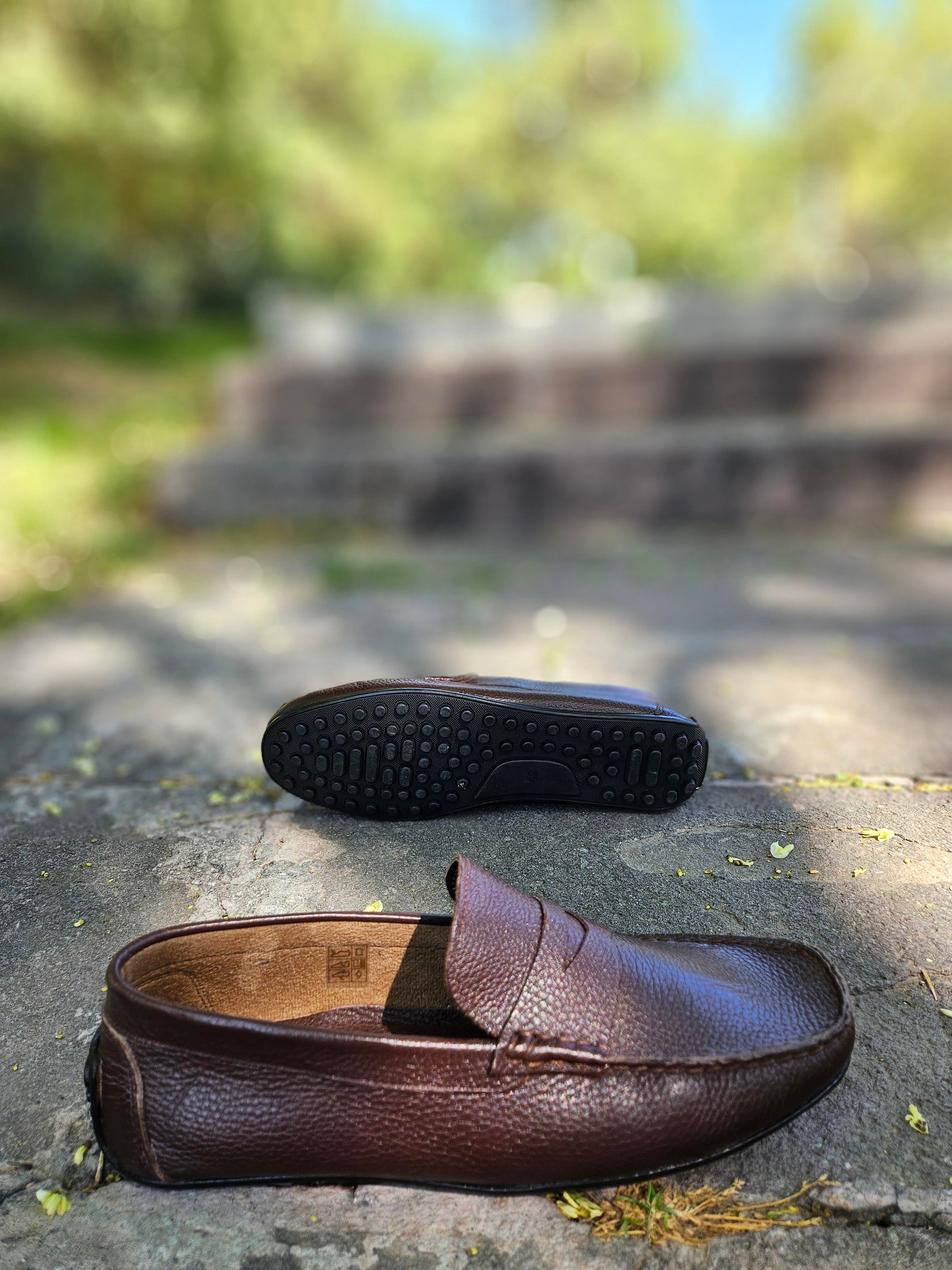 Mrd 112 Kolej Fiyonk Hakiki Deri Yumşak Kahverengi Rok Erkek Ayakkabısı