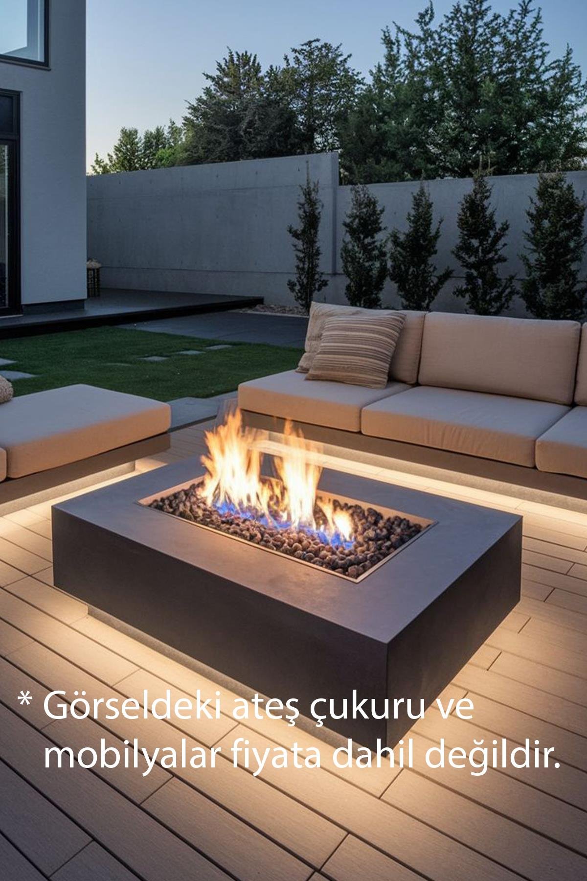 Korflame 50 Cm Dikdörtgen Lpg Gazlı Brülör