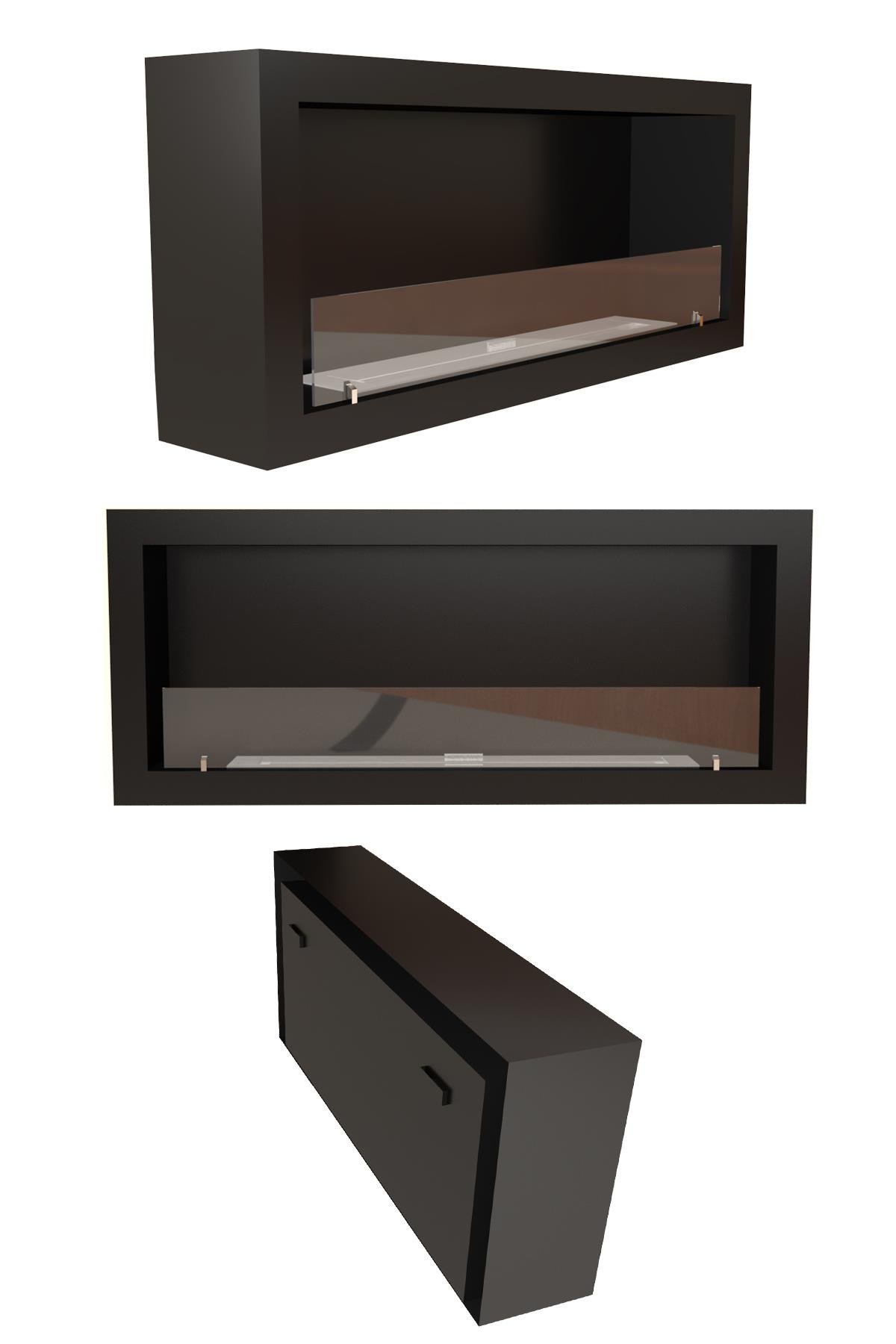 Korflame Asma 100 Cm Bioetanol Şömine