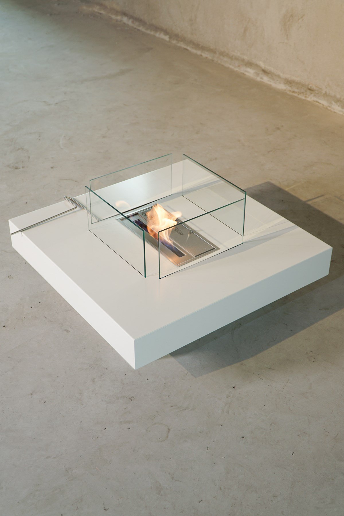 Korflame Petto Beyaz Bacasız Şömine