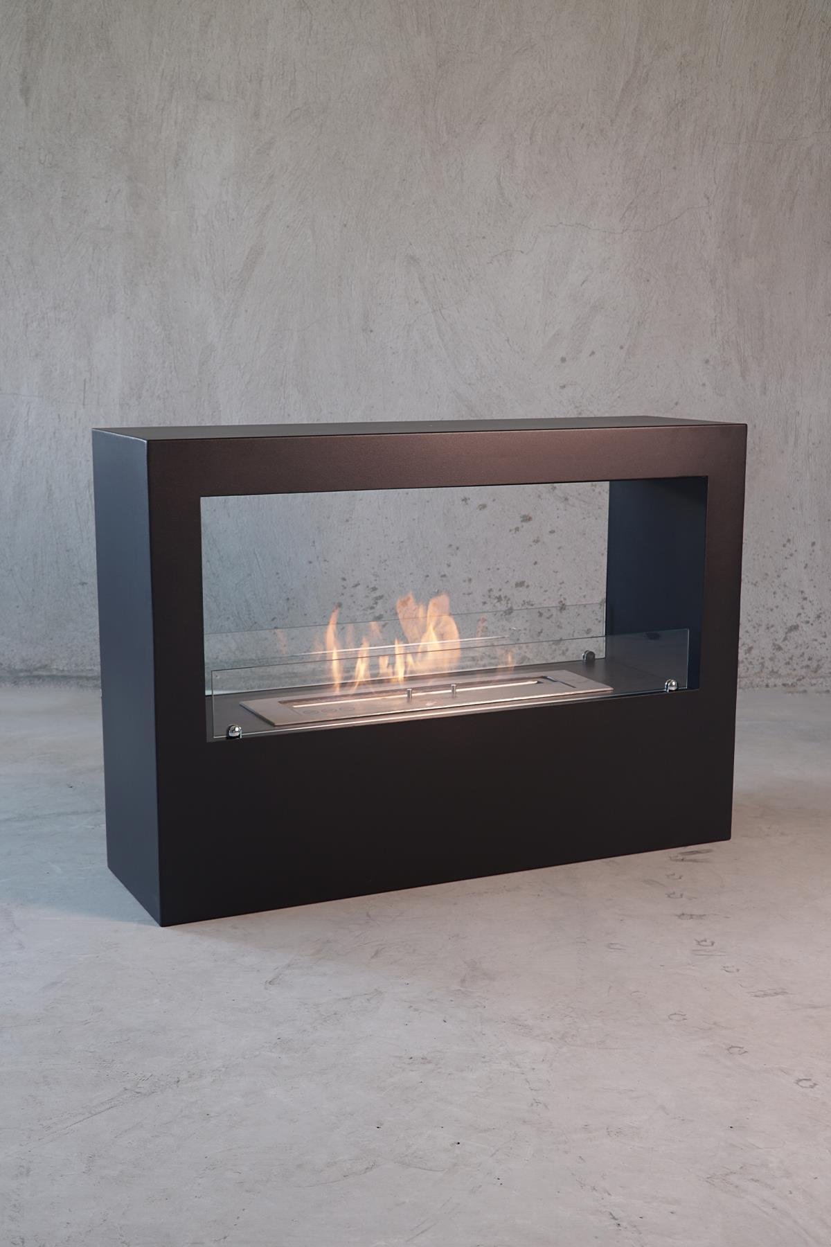 Korflame Tesoro Siyah Bacasız Şömine