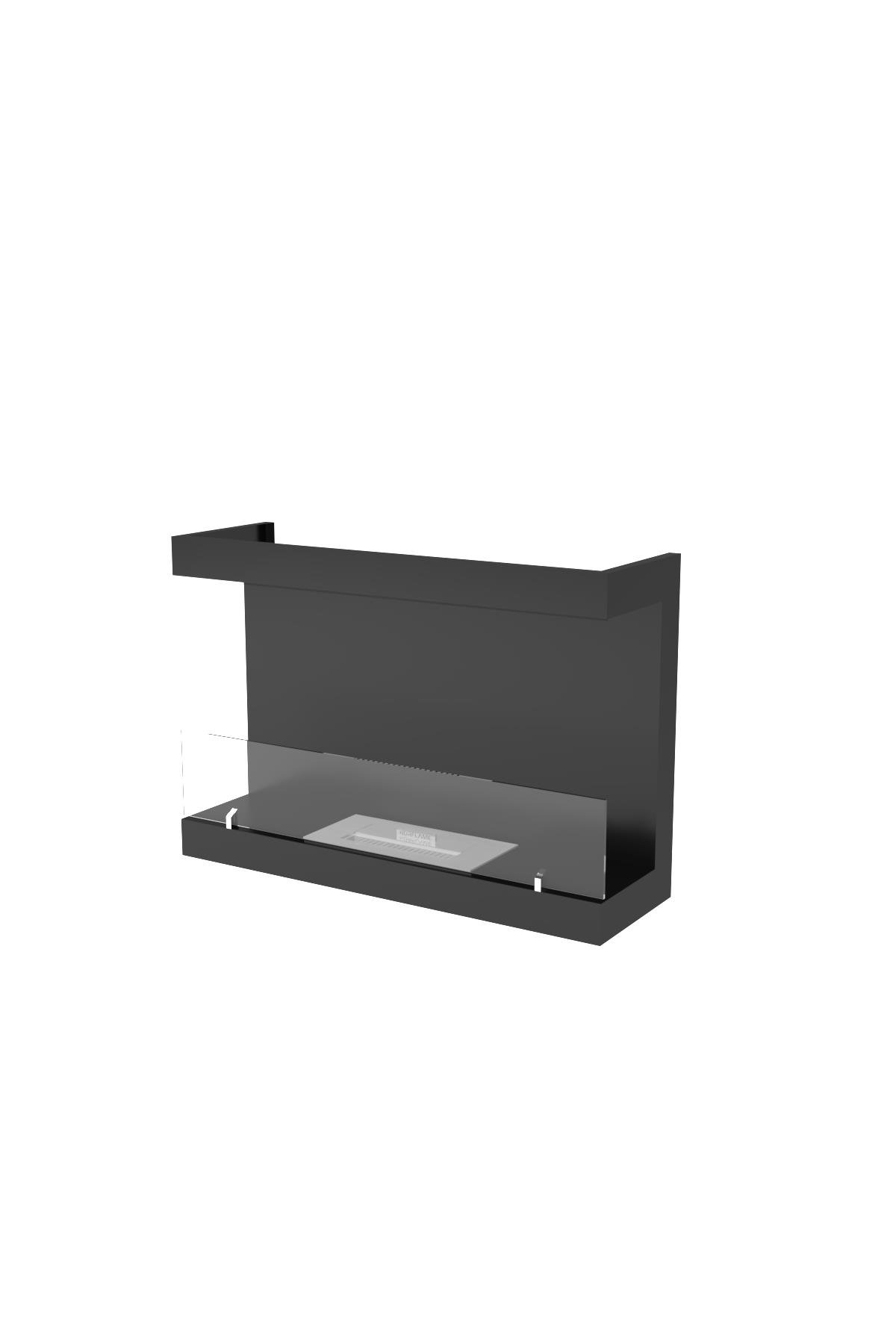 Korflame U Tipi  80 Cm Bioetanol Şömine