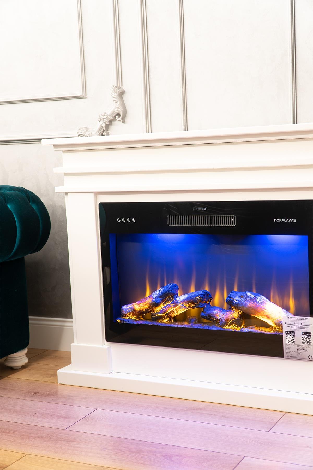 Lavoro Giydirmeli Elektrikli Şömine