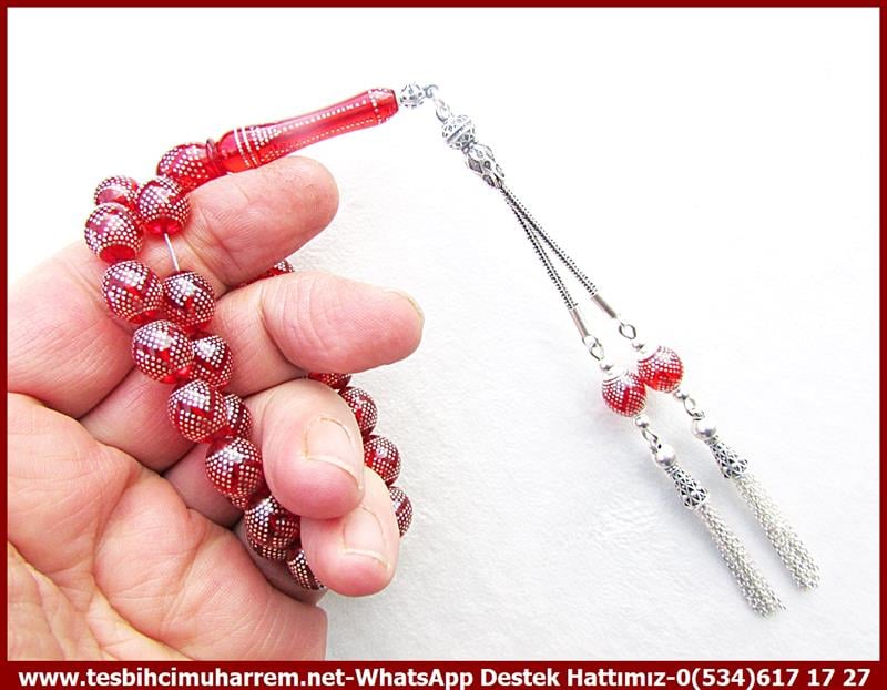 Ateş Kırmızı Ton TesbihlerTM12432/A-Gümüş Çakım Tespih Gümüş Püskül Beyzi Kesim Ateş Kehribar Kırmızı Renk Tx4 TesbihGümüş Çakım Tespih Gümüş Püskül Beyzi Kesim Ateş Kehribar Kırmızı Renk Tx4 Tesbih