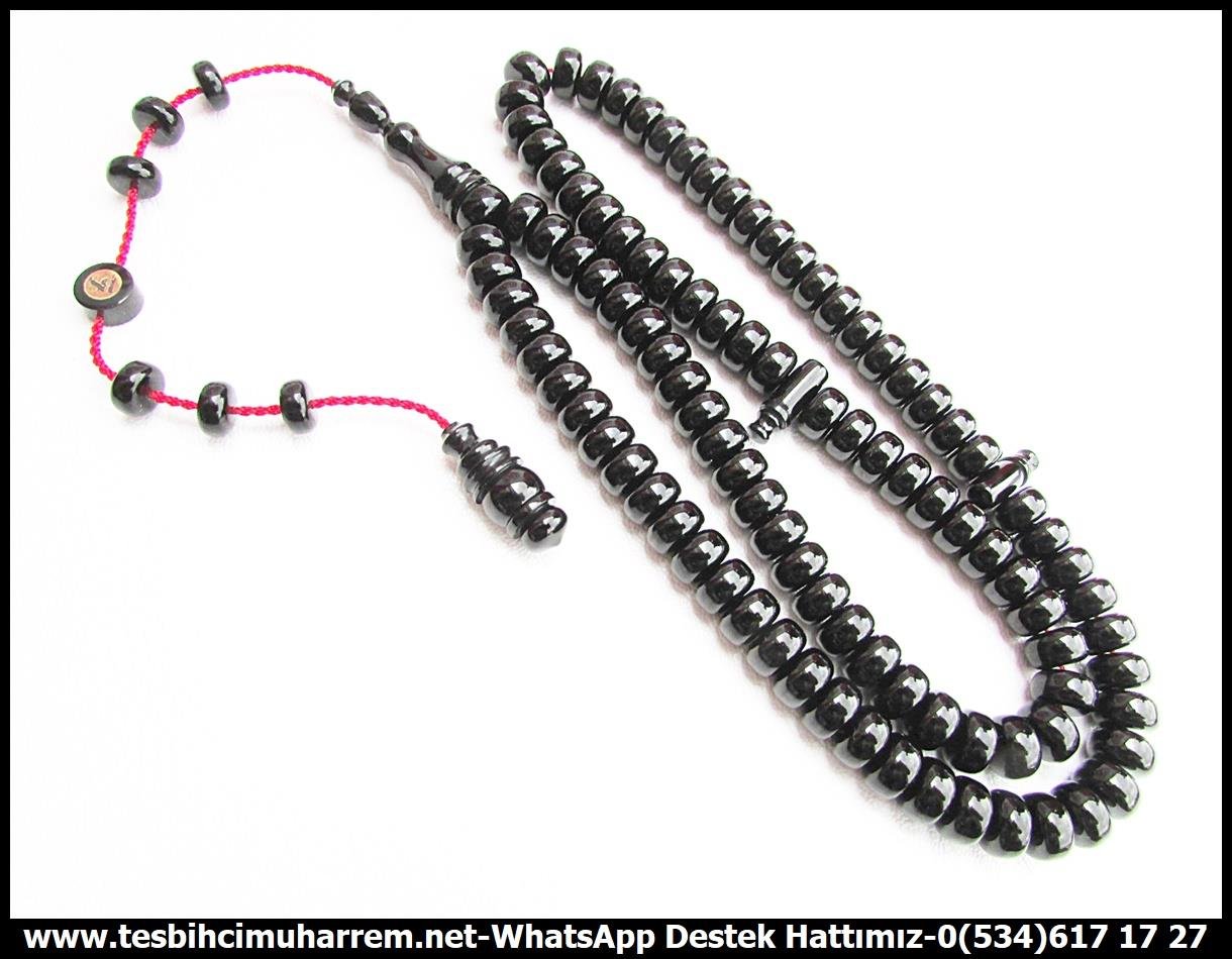 99luk Dua Ve Namaz TesbihatlarıTM13822 Seyyit Babaeski Usta İşçiliği ile Hazırlanan “Berekallah” Tesbih | 99'luk Ateş Kehribar, Kırmızı Renk, Küre Model, Gümüş Püskül TesbihTespih 99'luk Sıkma Kehribar l  Jaguar Siyah Mısır Kesim Hamd Dua Tesbihatı 