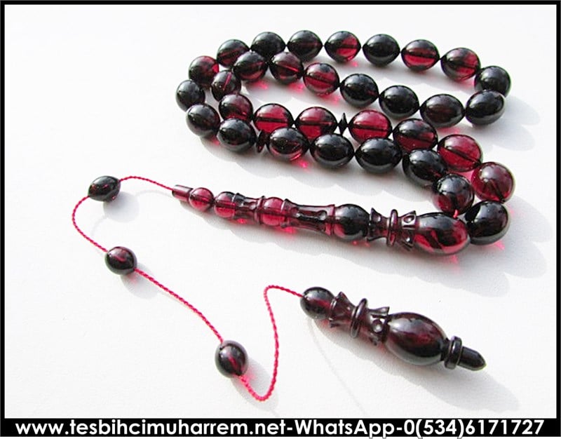 SIKMA KEHRİBAR TESBİH 9,5*12,5 mm  A KUZUM