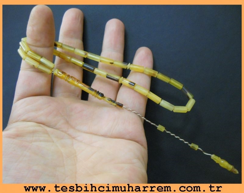 5X11 mm NATUREL KABUK BAĞA TESBİH