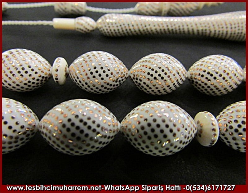 Ivory Rosary 11*16 mm Tesbihlerin Efendisi