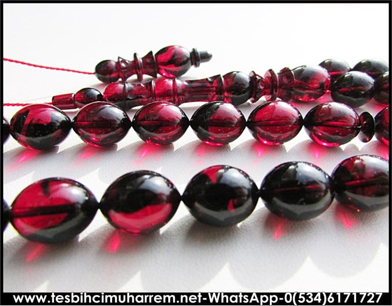 SIKMA KEHRİBAR TESBİH 9,5*12,5 mm  A KUZUM