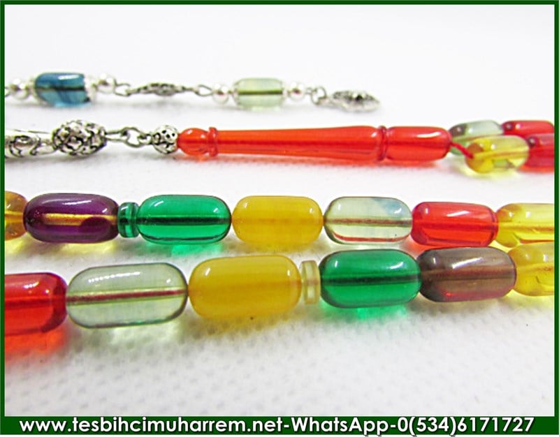 SIKMA KEHRİBAR TESBİH 6*11 mm MANİSA TAVUKLU ÇÖKERTME