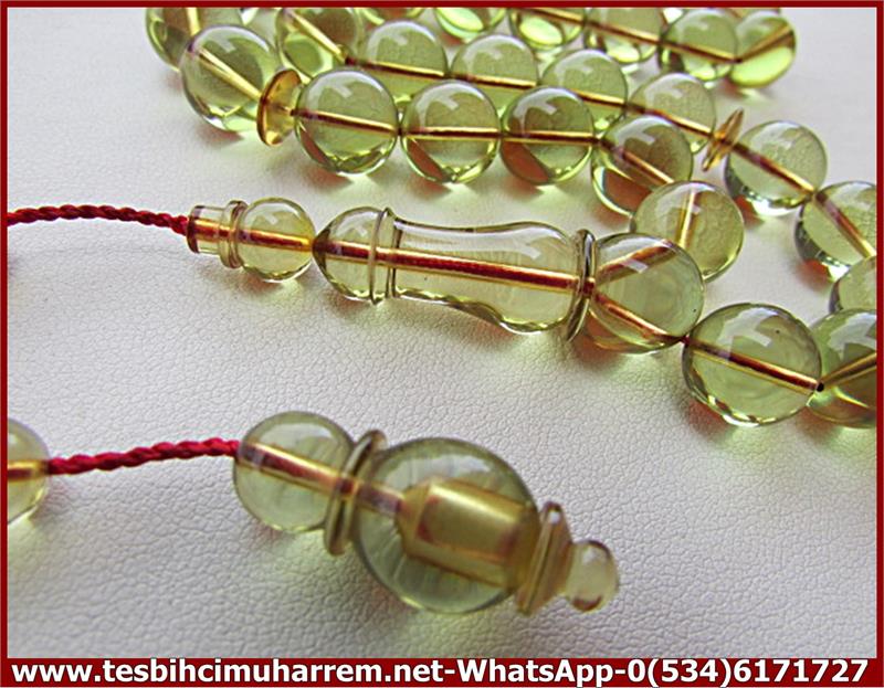 ZAR KEHRİBAR TESBİH 10*10 mm ESKİ ALMAN ASFER