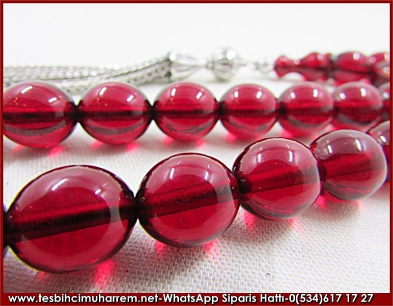 Ateş Kehribar Tesbih 11*12,5 mm Baltacı Mehmet