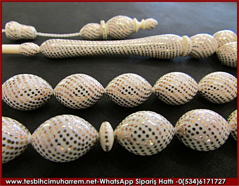 Ivory Rosary 11*16 mm Tesbihlerin Efendisi