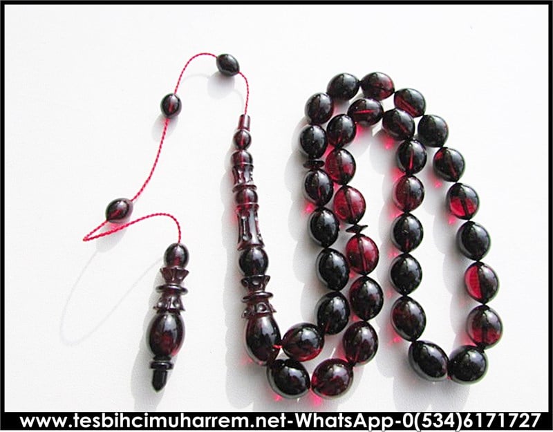 SIKMA KEHRİBAR TESBİH 9,5*12,5 mm  A KUZUM